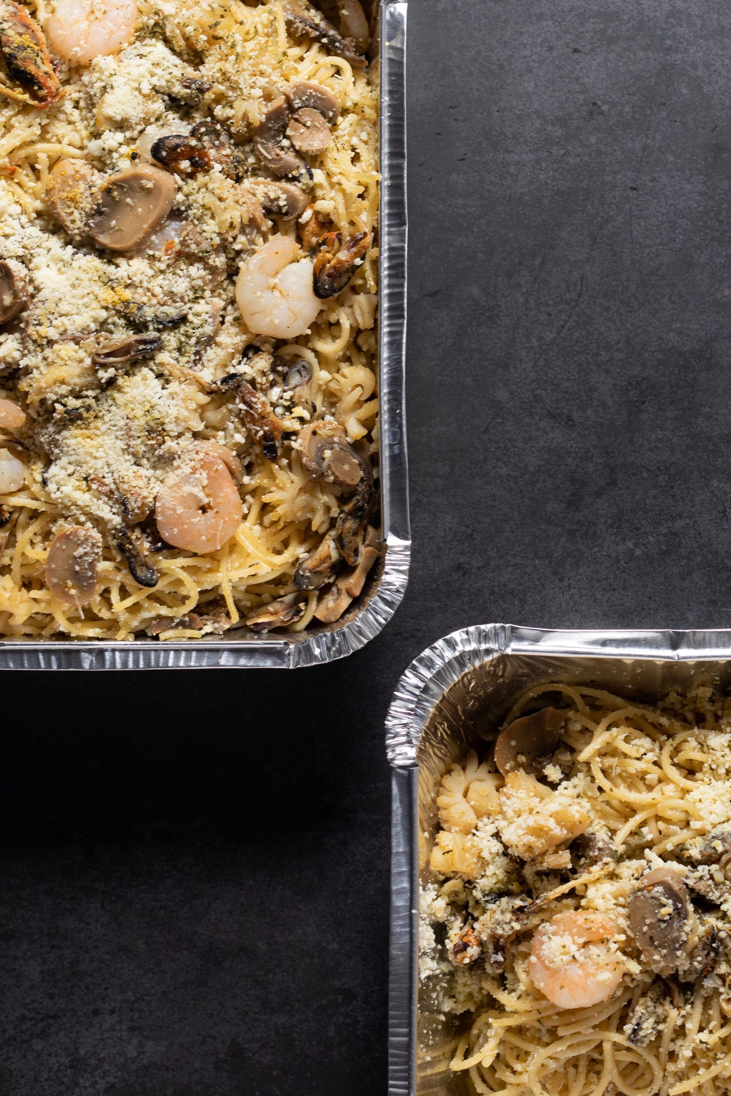 Oil and Garlic Seafood Pasta