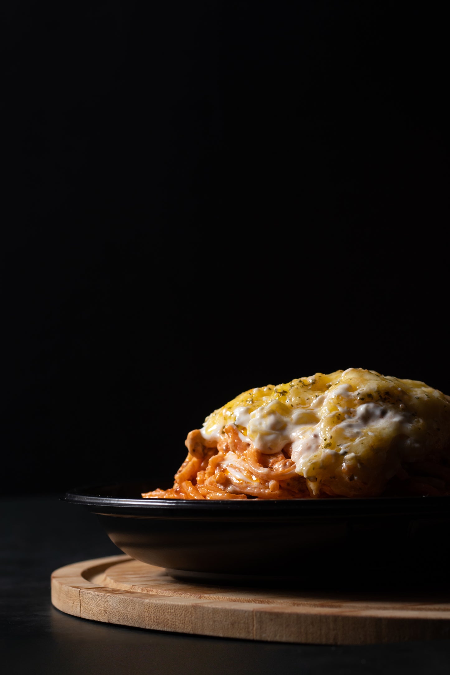 Four-Cheese Baked Spaghetti